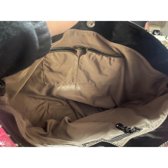 Nine West Black and Grey Design Shoulder Tote - Picture 6 of 6